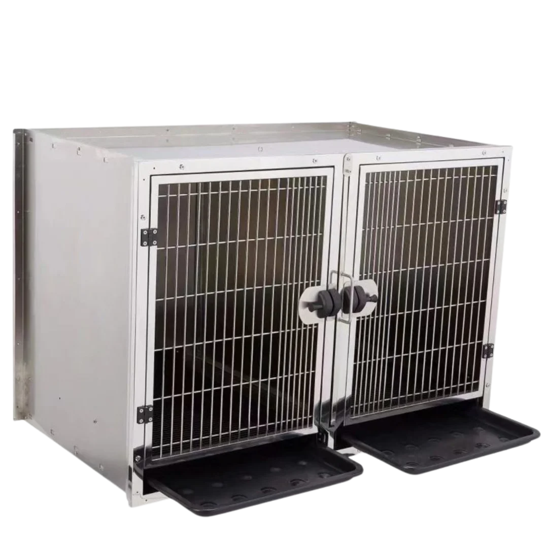 Module Stack Duo Dog Grooming Stainless Steel Cage by Waggz - Image 4