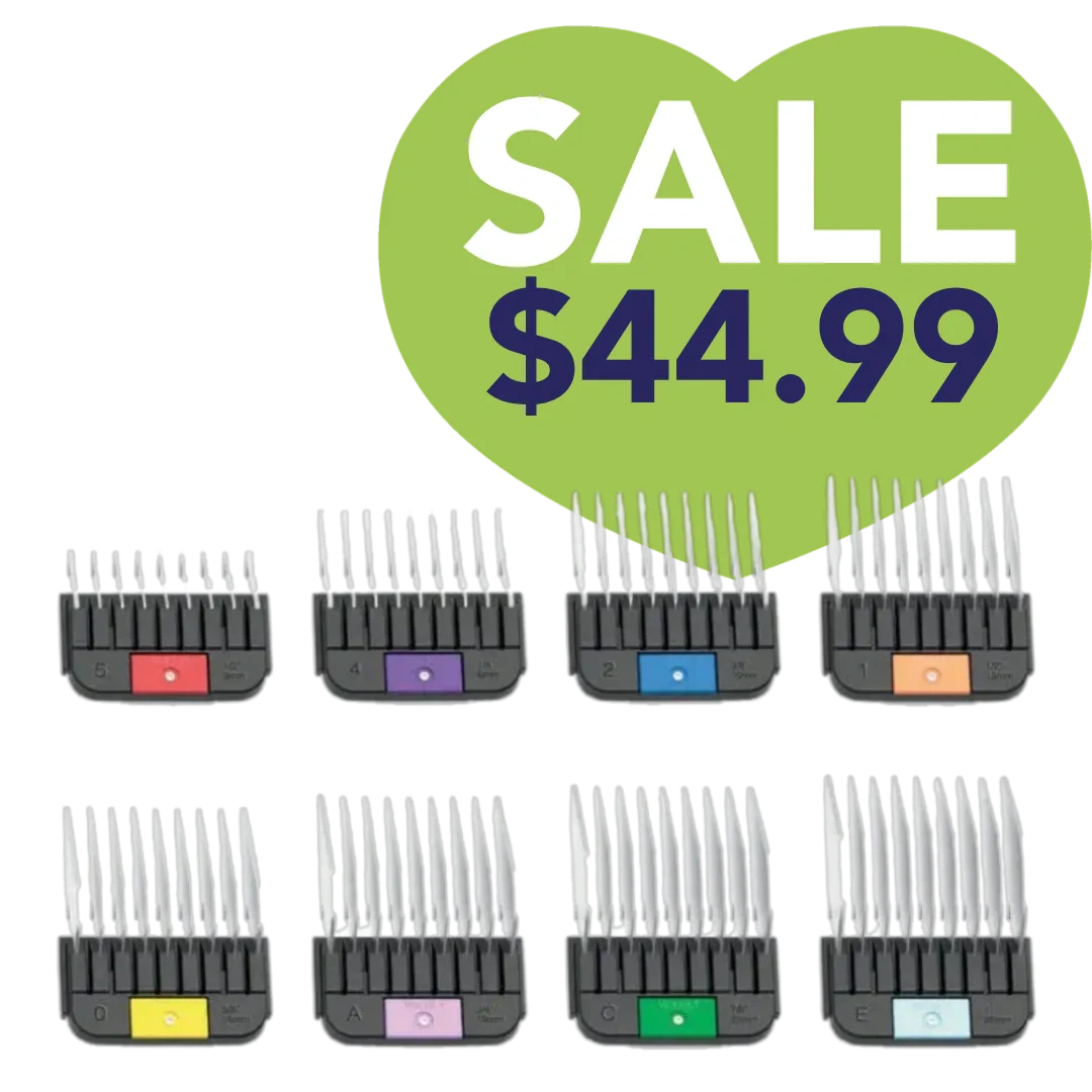 Snap-on Detachable Stainless Steel Attachment Combs by Wahl