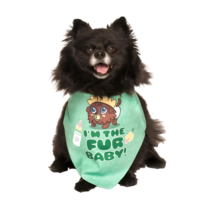 I'm The Fur Baby Dog Bandana by Dog Fashion Living