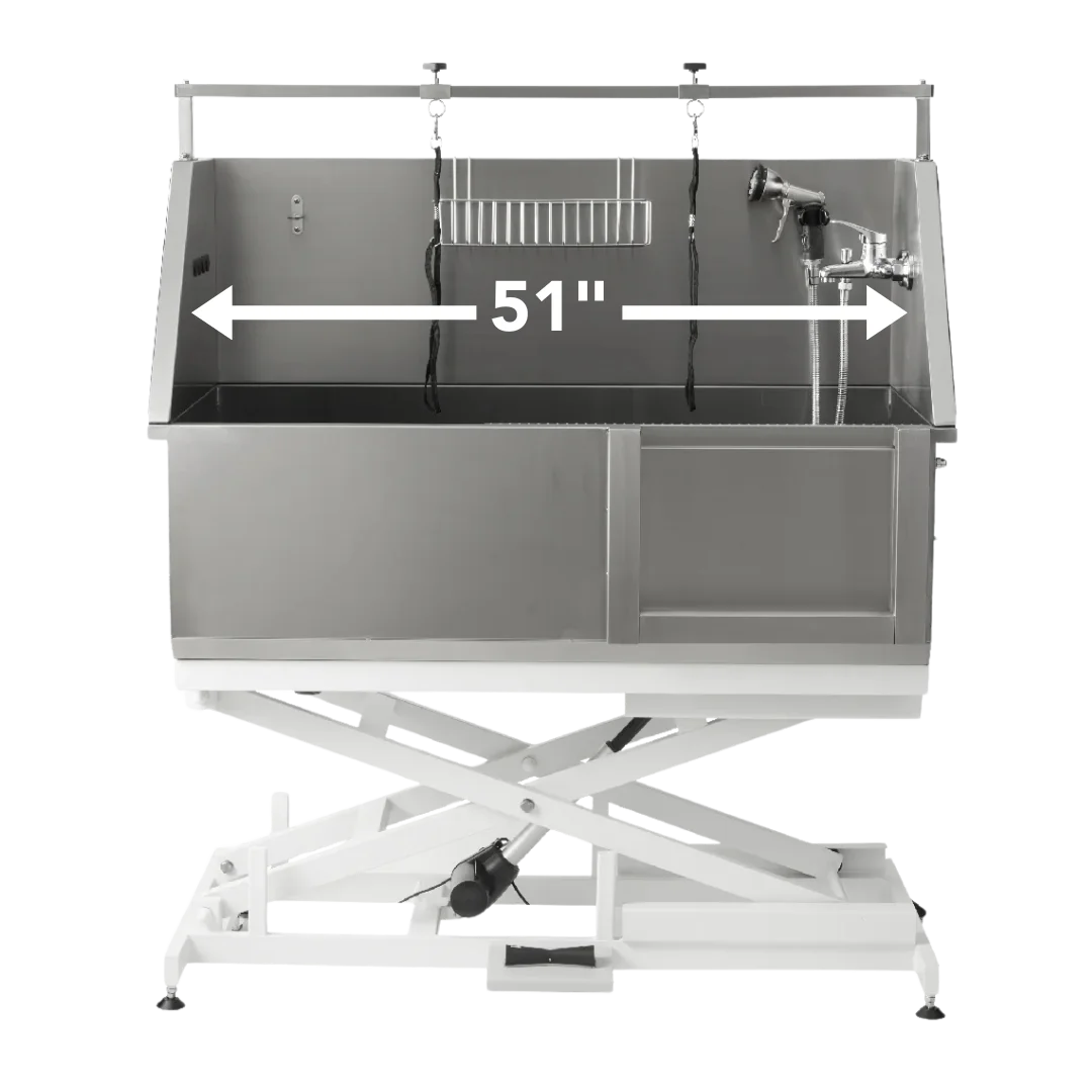 Electric Lift Stainless Bathing Tub by PetStore.Direct - Image 2
