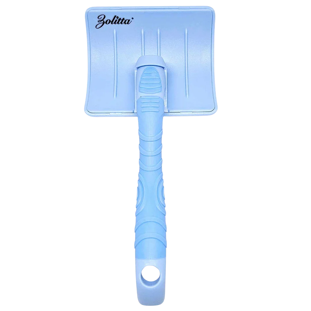 Good Boy Large Plastic Handle Slicker Brush Blue by Zolitta - Image 2